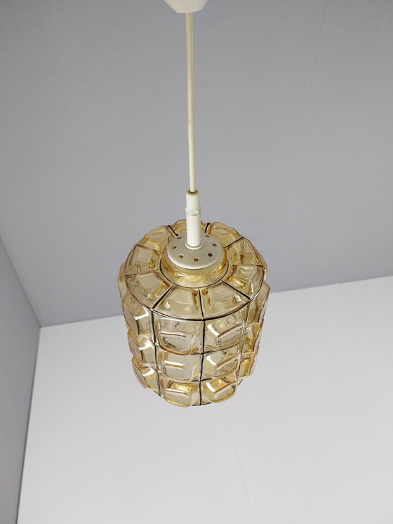 Image 1 of Vintage Hanglamp van Glashütte Limburg, Jaren 60