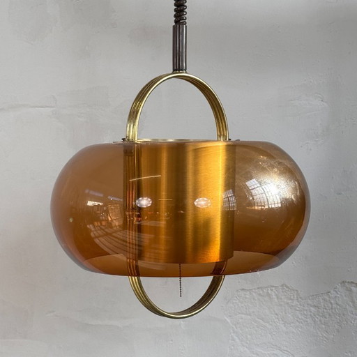 Lampe suspendue Temde Leuchten, années 1970 – Design suisse/allemand