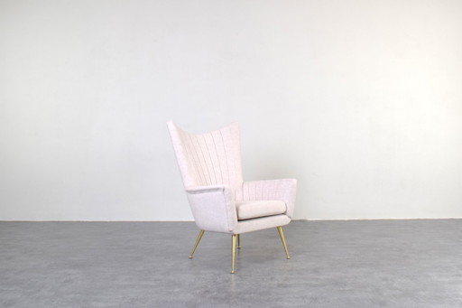 Sillón italiano de mediados de siglo, década de 1960.