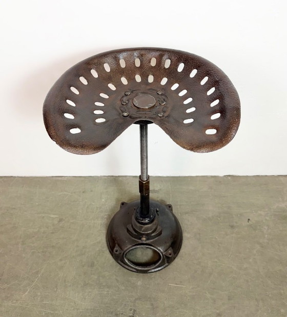 Image 1 of Vintage Industrial Swivel Chair, 1950s