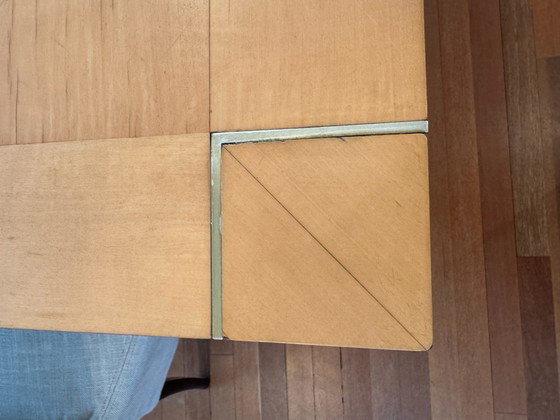 Tavolo da pranzo e 12 sedie Giorgetti, Set da pranzo, Tessile, Legno, Beige (foto 2 di 5)