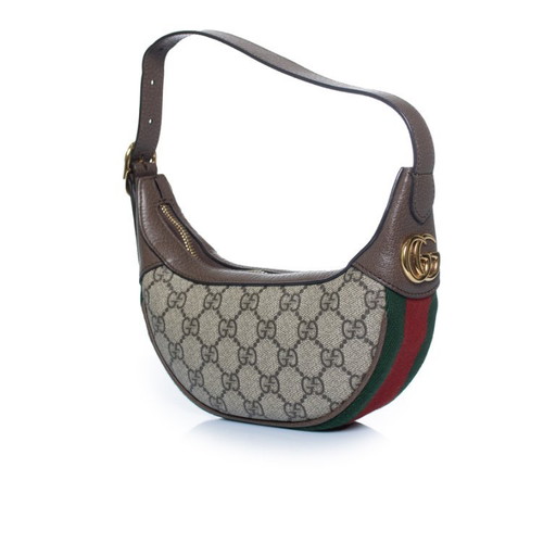Gucci, Mini Ophedia Schultertasche in Monogram – schoudertassen, Calfskin