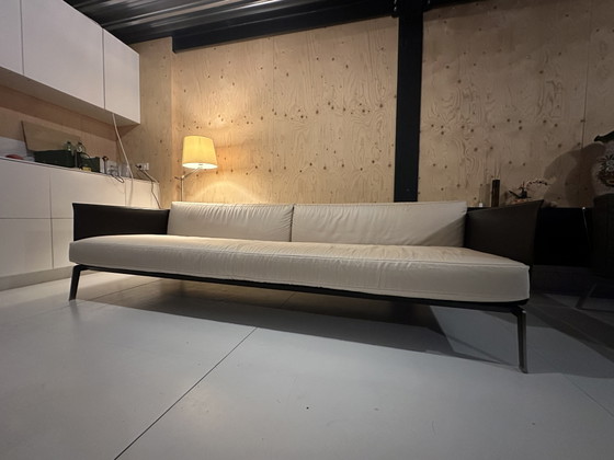Flexform Happy-Hour Sofa by Antonio Citterio – Italian Design – 3-5 seaters, Cotton, Leather (photo 11 of 15)