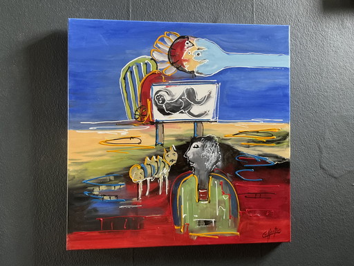 Painting for sale Cobra style