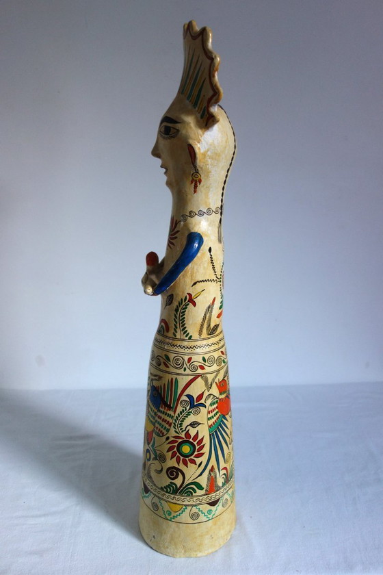 Image 1 of Grande scultura in ceramica d'epoca, Tonala, Messico