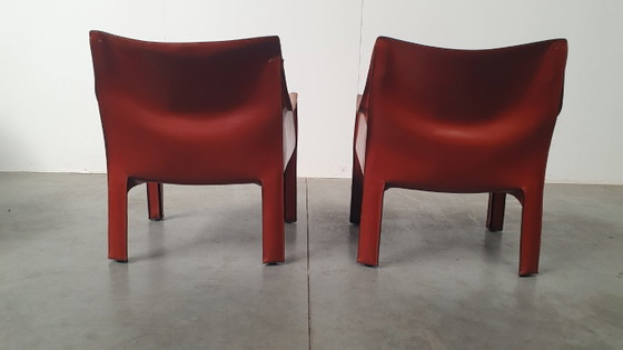 Mario Bellini Cassina CAB Lounge Chaises Design Vintage – Fauteuils, Leather (photo 14 of 21)