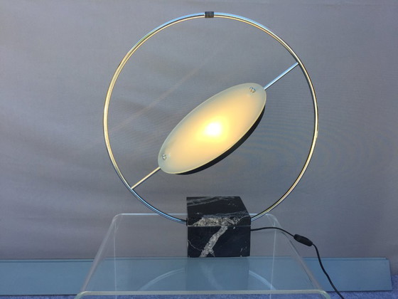 Image 1 of LUCIEN GAU LAMPE SATURNE VINTAGE