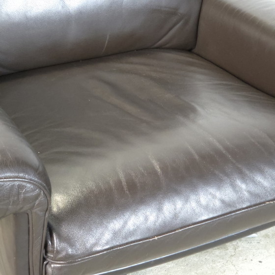 Image 1 of Fauteuils lounge pivotants en cuir De Sede DS-31, design vintage des années 1960