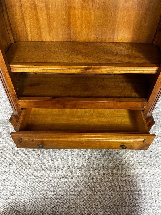Librerie aperta in ciliegio, stile classico francese, influenza Luigi Filippo, 1950 – Legno (photo 14 of 14)