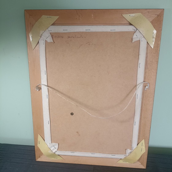 Vintage 3D Wood Relief "Bécasse Montante" (Woodcock) 40x30, Sculpture, Beige (photo 7 of 7)