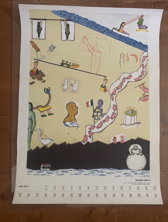 Image 1 of 16 Lithos von 1970-71-72 aus dem berühmten Dumont Art kalender