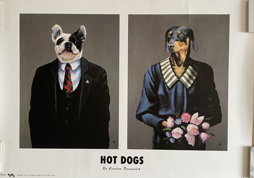 Czeslaw Dziamalek, Hot Dogs, Copyright Galleri SvArt&amp;Witt, stampato in Svezia 