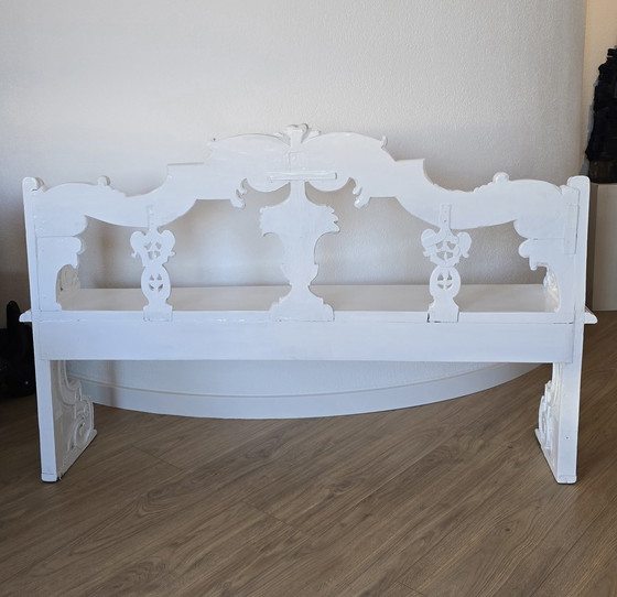 Image 1 of Vintage Dutch Rococo Hallway Bench