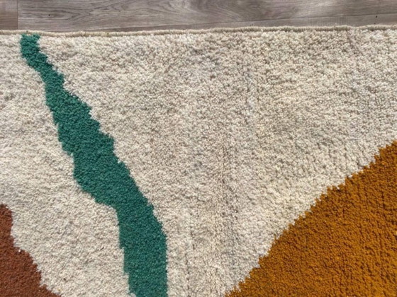 Image 1 of Tapis en laine pure fait main 