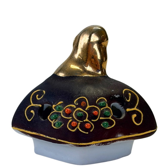 Koro in Porcellana Giapponese Stile Satsuma Vintage con Marchio Dai Nippon – Metà del XX Secolo (photo 8 of 8)