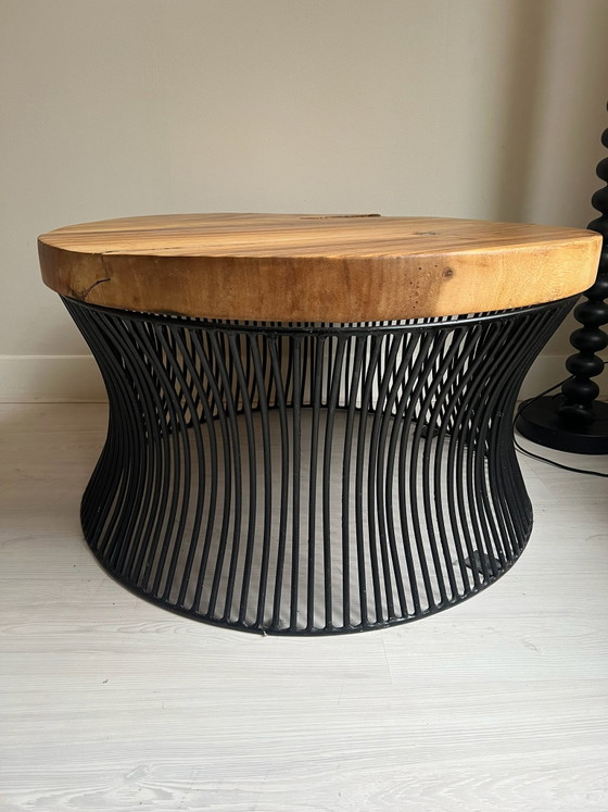 Tavolino da caffè rotondo unico – eigen ontwerp, Tavolini da caffè, Legno, Metallo (photo 12 of 15)