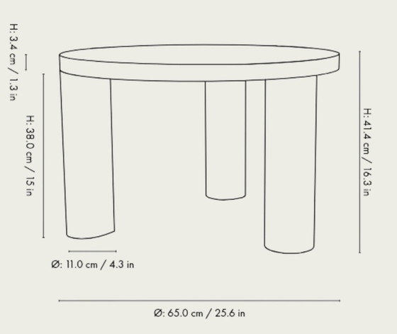 Image 1 of Post coffee table Ferm Living New in Packaging