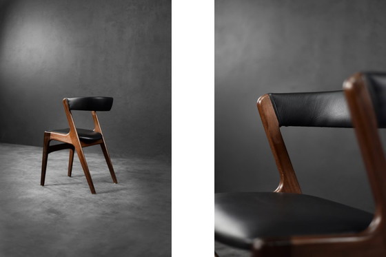 Image 1 of Vintage Mid-Century Danish Modern Teak Office Chair Model Fire by Kai Kristiansen