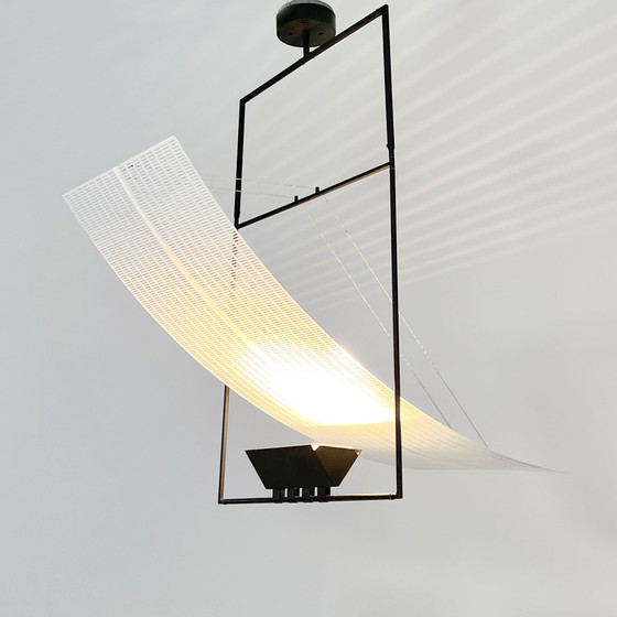 Image 1 of Zefiro Hängelampe von Mario Botta für Artemide, 1980er Jahre