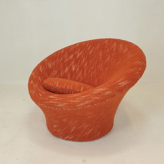 Image 1 of Vintage paddenstoel fauteuil en voetenbank van Pierre Paulin voor Artifort, jaren 1960