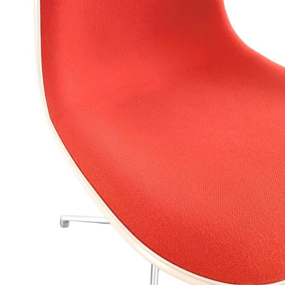 Set of 4 La Fonda chairs Vitra Charles Eames fiberglass vintage – Side chairs, Chrome (photo 9 of 10)