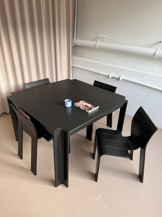 Image 1 of Tavolo e sedie vintage Strip di Gijs Bakker Castelijn anni '70