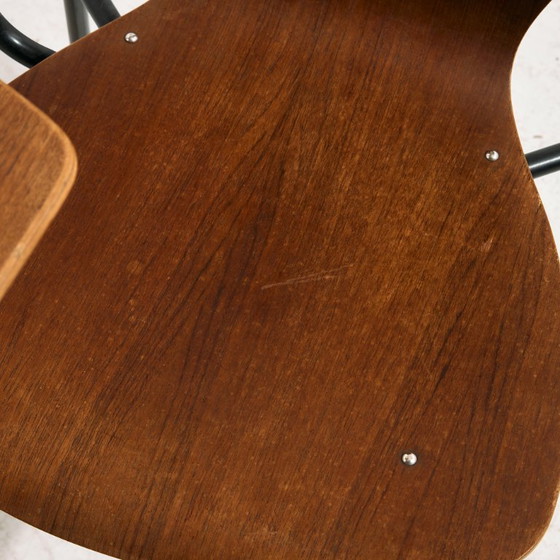 Image 1 of MK11023 Teak chair with writing tablet