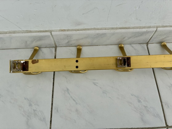 Vintage Messing Kapstok 5 Haken – Kapstokken, Brass (photo 9 of 11)