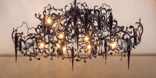 Brand van Egmond Flower Power Chandelier black