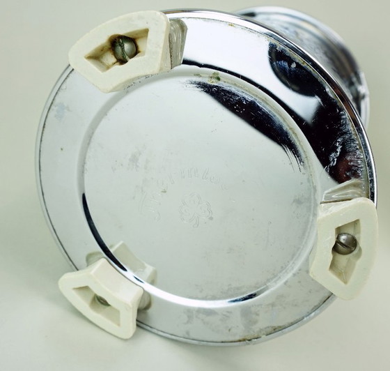 Image 1 of Cafetera térmica art déco de porcelana y metal de la década de 1930 de Thermisol Thomas