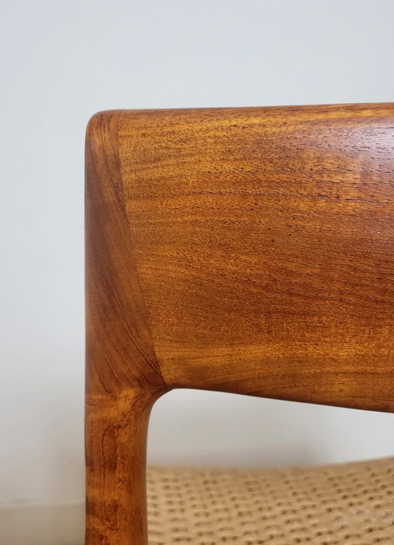 Image 1 of 4er-Set Stühle von N.O. Møller, Modell 77, aus Teakholz