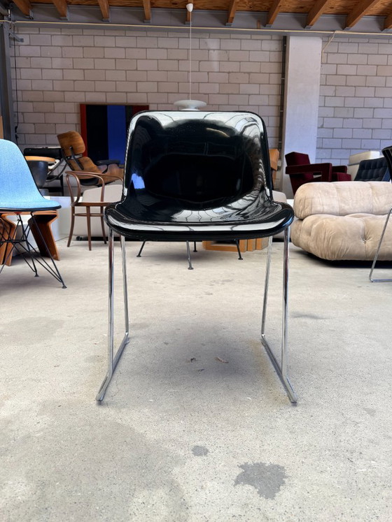 Houtoku / Artifort Spirit Chair von Hajime Oonishi (Lagerbestand: 20) – Esszimmerstühle, Metal, Plastic (photo 9 of 15)