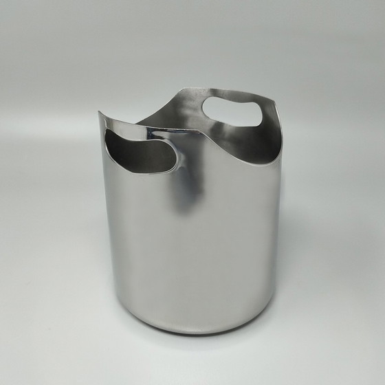 Image 1 of 1970 Gorgeous Cocktail Shaker with Ice Bucket by Motta, Made in Italy
