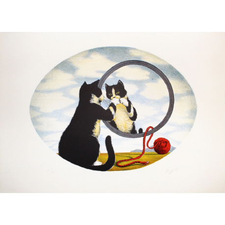 Giuliano Giuggioli - Gatti con gomitolo