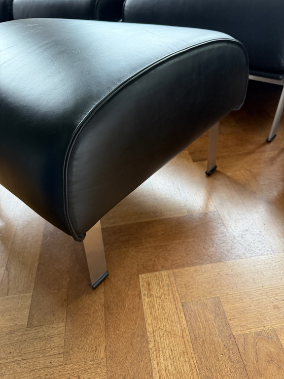 Image 1 of 4 sillas de diseño Elba de Franco Raggi con 2 otomanas.