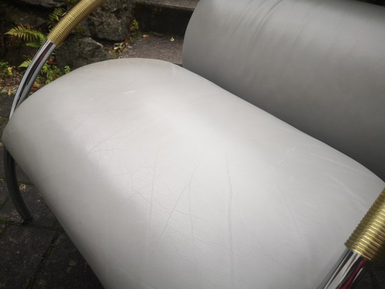 COR „Zyklus“ Lounge Chair & Ottoman, Design Peter Maly (1984), Armchairs, Leather, Black (photo 8 of 12)