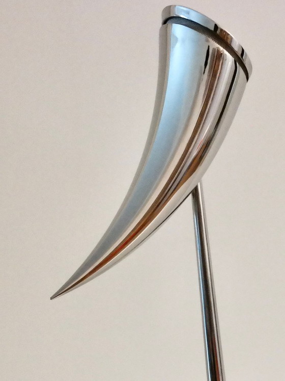 Image 1 of Philippe Starck, lampada 'ARA', metallo cromato lucido (FLOS, Italia).