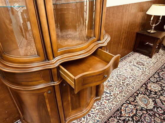 Klassische Jugendstil Anrichte – Vitrine, Glas, Metall (photo 16 of 16)
