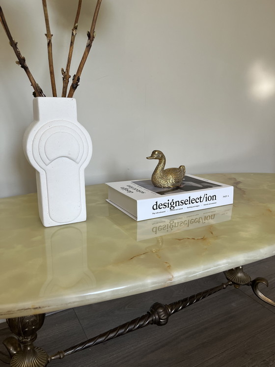 Image 1 of Vintage onyx coffee table