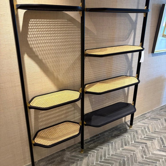 Baxter Libelle Bookcase – Metal, Rattan (photo 4 of 7)