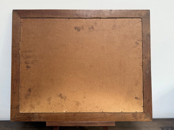 Image 1 of Cuadro antiguo, óleo sobre lienzo, firmado por Lucienne, 1944.