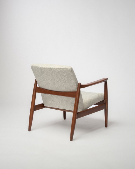 Image 1 of Edmund Homa GFM-64 Mid Century Fauteuils - Gerestaureerd Pools ontwerp uit 1960, Set van 2