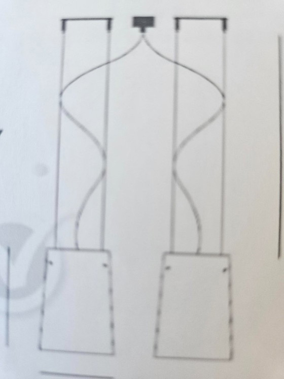 Image 1 of 2 lampade a sospensione Prandina S11 rosse