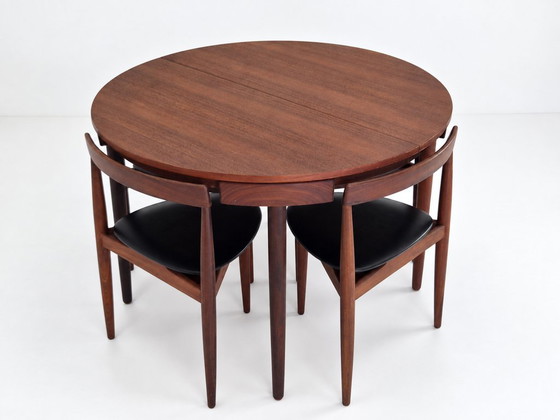 Salles à manger complètes Roundette en teck extensible par Hans Olsen pour Frem Røjle, Danemark années 1960 (photo 19 of 37)