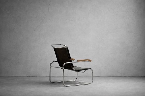 Image 1 of Vintage Bauhaus B35 armchair by Marcel Breuer for Thonet, 1930s