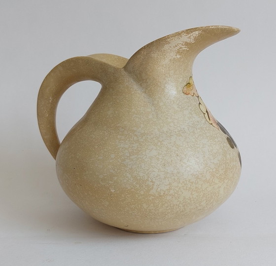 Image 1 of Vintage Brentleigh 1940's English hand painted jug.