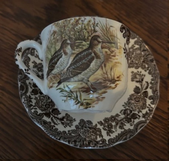 Image 1 of 2 tazze e piattini della serie Royal Worcester Palissy Game