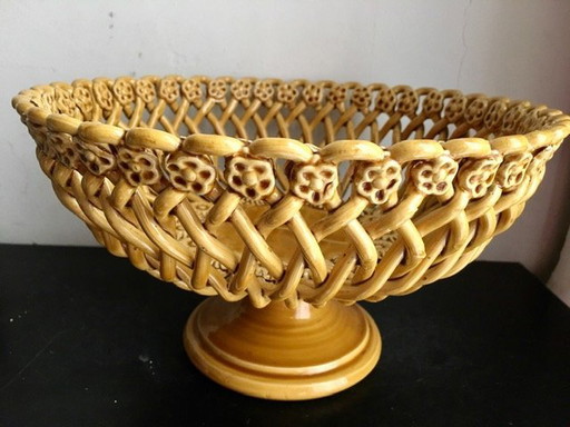 French Design Ceramic Basket Maison Pichon Uzés
