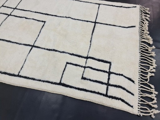 Alfombra de lana natural tejida a mano, de elaboración tradicional, tamaño 250 x 150 cm. – Aime Té (photo 2 of 10)