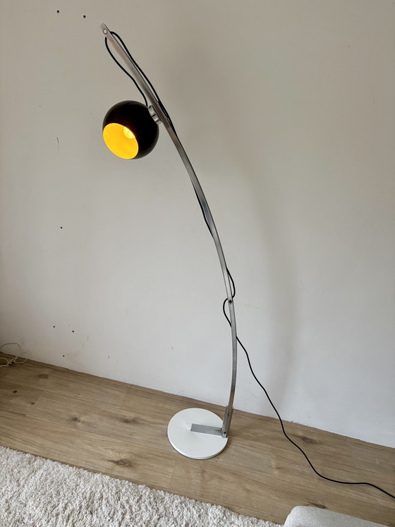 Image 1 of Lampada ad arco Mid-Century Reggiani Space Age Magnet Retro anni '70